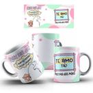 Caneca com Mensagem de Comemoração para Presentear sua Mãe