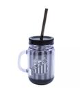Caneca Com Tampa E Canudo 420ml - Santos Caneca Com Tampa E Canudo 420ml - Santos