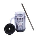 Caneca com Tampa e Canudo do Vasco 420ml