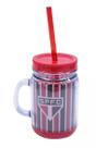 Caneca Com Tampa E Canudo São Paulo 420ml Oficial