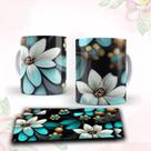 Caneca com tema floral Caneca com tema floral