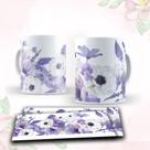 Caneca com tema floral Caneca com tema floral