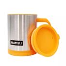 Caneca Copo Mixer De Inox Com Tampa 350ml - Fratelli