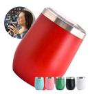 Caneca Copo Térmico Café Cerveja 350 Ml Inox Com Tampa