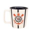 Caneca Corinthians Timão Futebol Torcida Zona Criativa Buck 400ml Xicara Cerâmica Presente Café Cor:BrancoNome do Desen