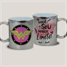 Caneca cromada em cerâmica Dia Internacional da Mulher - 325ml Caneca cromada em cerâmica Dia Internacional da Mulher - 325ml