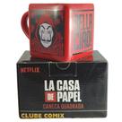 Caneca Cubo La Casa De Papel Bella Ciao 330ml Licenciada - Clube Comix