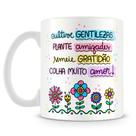 Caneca Cultive Gentileza, Colha Amor - Cerâmica de Alta Qualidade, 325 ml Caneca Cultive Gentileza, Colha Amor - Cerâmica de Alta Qualidade, 325 ml