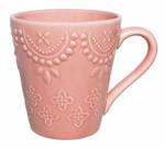 Caneca Dalas Rosa Oxford Cerâmica 280ml