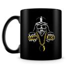 Caneca Darth Vader Dark Side - Porcelana Preta 325ml