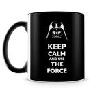Caneca Darth Vader Keep Calm e Use a Força - Preta - 325ml Caneca Darth Vader Keep Calm e Use a Força - Preta - 325ml