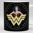 Caneca Dc Superman Flash Shazam Batman Coringa Arlequina Branco Mulher-maravilha