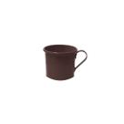 Caneca de Aluminio Marrom Mini Xicara Cafe Retro 100ml