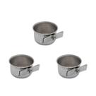 Caneca de Alumínio Pássaro Aves Borboleta Médio Kit com 3