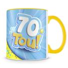 Caneca de Aniversário 70 Anos Azul - Presente Especial Caneca de Aniversário 70 Anos Azul - Presente Especial