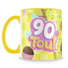Caneca de Aniversário 90 Anos Rosa - Presente Especial Caneca de Aniversário 90 Anos Rosa - Presente Especial