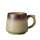 Caneca de café artesanal de cerâmica 350ml com esmalte salpicado