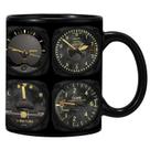 Caneca de café Ceramic Aviation Instrument Panel 350ml