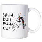 Caneca de café cerâmica Shuh Duh Fuh Cup Unicorn Design 350ml