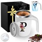 Caneca de café com agitação magnética MNZZ Inox Isolada USB Caneca de café com agitação magnética MNZZ Inox Isolada USB