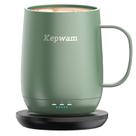 Caneca de café com aquecimento automático Kepwam 470ml Smart Temperature Control