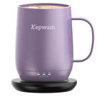 Caneca de café com aquecimento automático Kepwam 470ml Smart Temperature Control