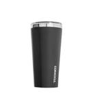 Caneca de café Corkcicle Classic 710ml em aço inoxidável preto fosco