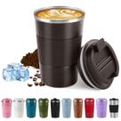 Caneca de café de viagem SPLMIFA em aço inoxidável isolado a vácuo