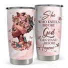 Caneca de café isolada de aço inoxidável Tumbler SANDJEST de 20 onças