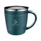 Caneca De Café Isolada Em Aço Inoxidável Com Tampa E Alça, Utensílio Térmico De Parede Dupla