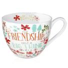 Caneca de café MFoffice Friendship 590ml Bone China
