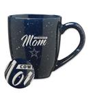 Caneca de café Rico Industries NFL Dallas Cowboys Mom Navy 480 ml