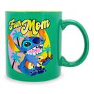 Caneca de café Silver Buffalo Disney Lilo & Stitch Fun Mom 590ml