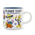 Caneca de café Silver Buffalo Disney Lilo & Stitch Planet Turo 380 ml