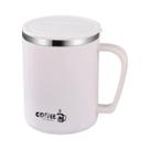 Caneca De Café Térmica De Aço Inoxidável De 480ml Com Dupla Camada, Copo Térmico Portátil Com Tampa