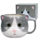 Caneca de café ToCooto Cat Ceramic 420ml Xícara de chá de porcelana