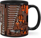 Caneca de café Toolbox Design Ceramic 350ml com alça preta