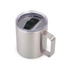 Caneca de café totalmente isolada em aço inoxidável 400mL com tampa