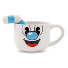 Caneca de café Toynk Cuphead Mugman Ceramic com canudo 600mL