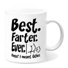 Caneca de café World's Greatest Farter Funny Dia dos Pais