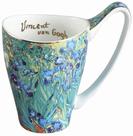 Caneca de café YBK Tech Bone China 500mL Van Gogh Iris Flower