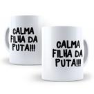 Caneca de Cerâmica 325ml Frases Boca Suja Caneca de Cerâmica 325ml Frases Boca Suja