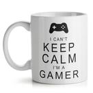 Caneca de Cerâmica 325ml Gamer Can't Keep Calm Yaay! CAN123 Caneca de Cerâmica 325ml Gamer Can't Keep Calm Yaay! CAN123