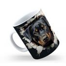 Caneca de Cerâmica 325ml Gatos e Dogs 3D