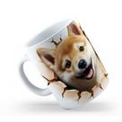 Caneca de Cerâmica 325ml Gatos e Dogs 3D