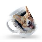Caneca de Cerâmica 325ml Gatos e Dogs 3D