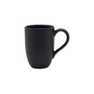 Caneca De Cerâmica 350Ml Flat Preto Acetinado Oxford
