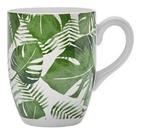 Caneca de cerâmica 350ml hauskraft caveira mexicana folhagem verde Caneca de cerâmica 350ml hauskraft caveira mexicana folhagem verde