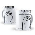 Caneca de Cerâmica Branca 325ml Flork Profissões