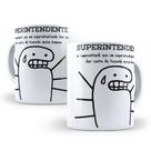 Caneca de Cerâmica Branca 325ml Flork Profissões